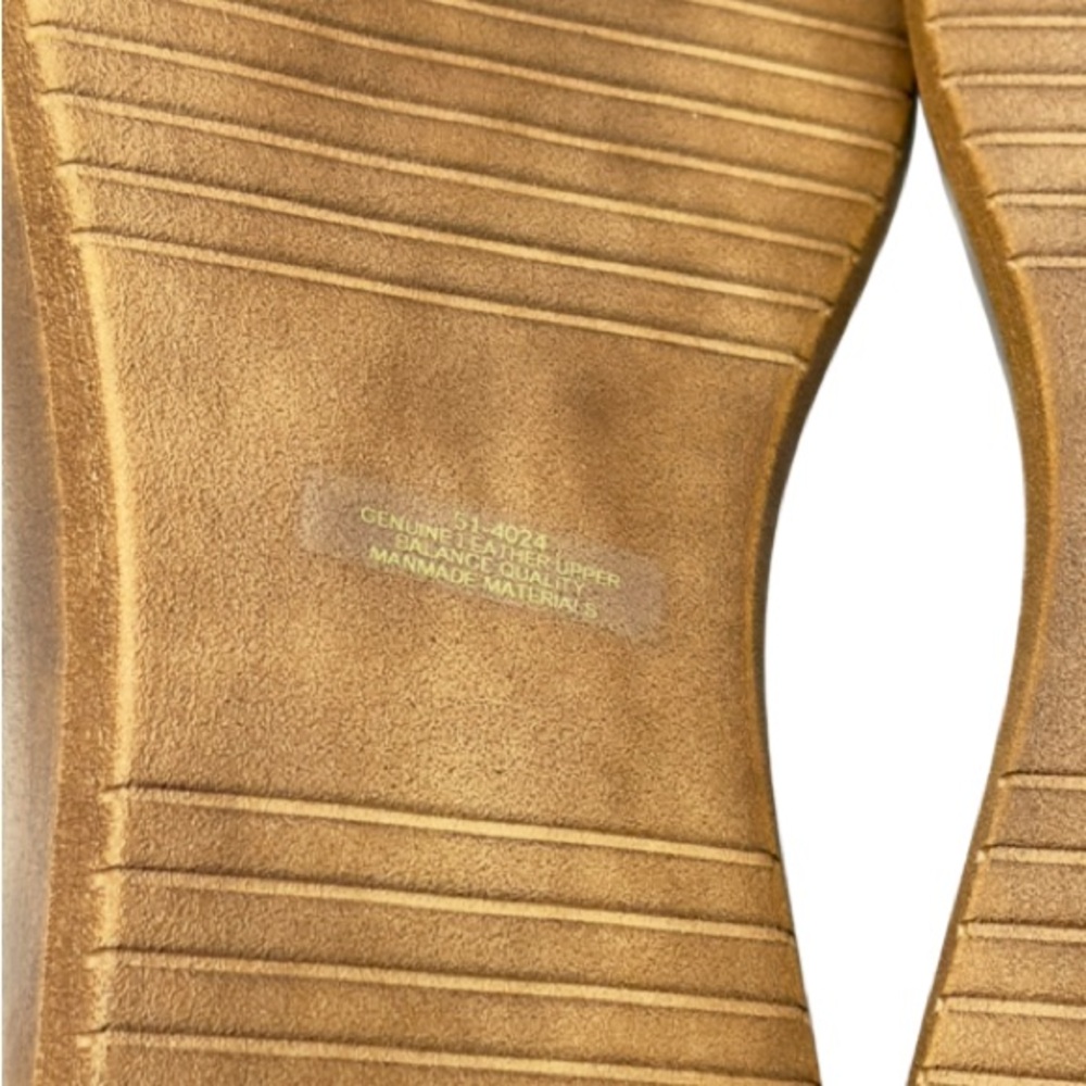 New Bella Vita Ode Italy Womens Whiskey Leather Puffy Platform Sandal Size 9.5 - Picture 9 of 9